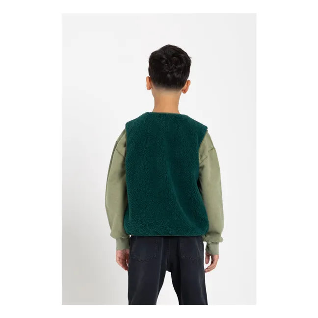 Chaqueta sin mangas Peasy Sherpa | Verde