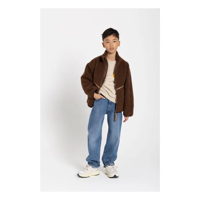 Fluffy Sherpa Jacket | Brown