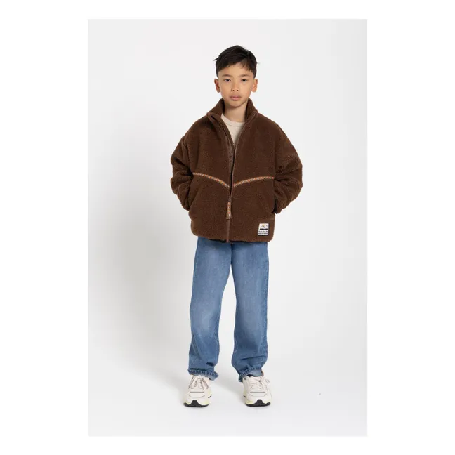 Fluffy Sherpa Jacket | Brown