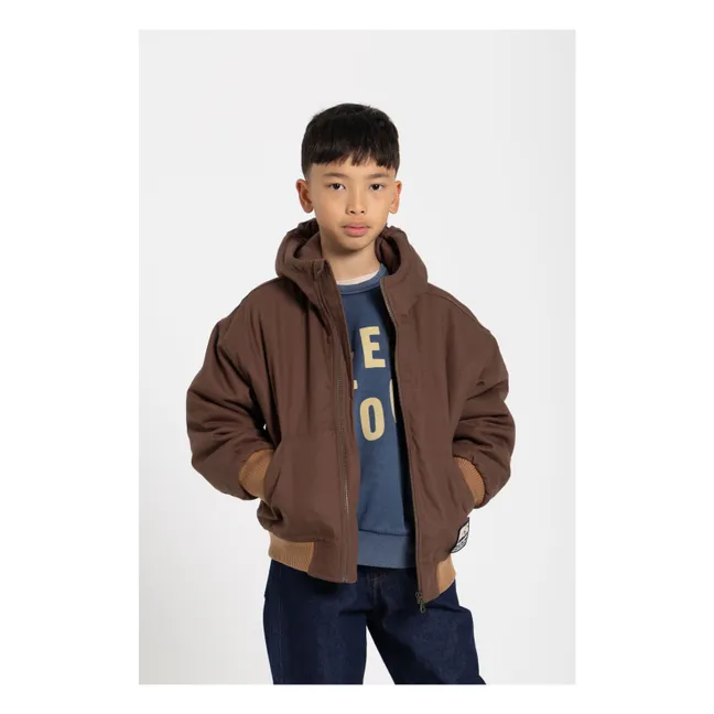 Blouson à Capuche Matt | Marron