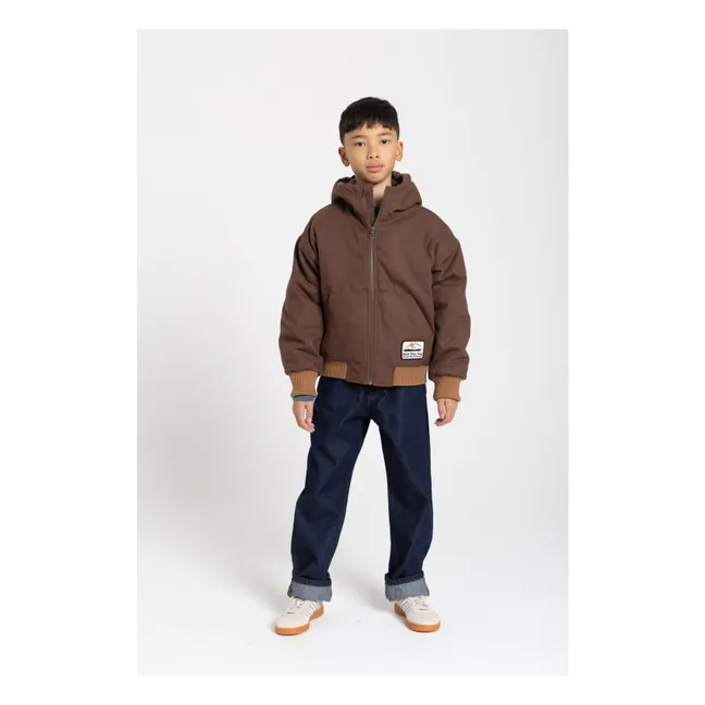 Chaqueta con capucha Matt | Marrón