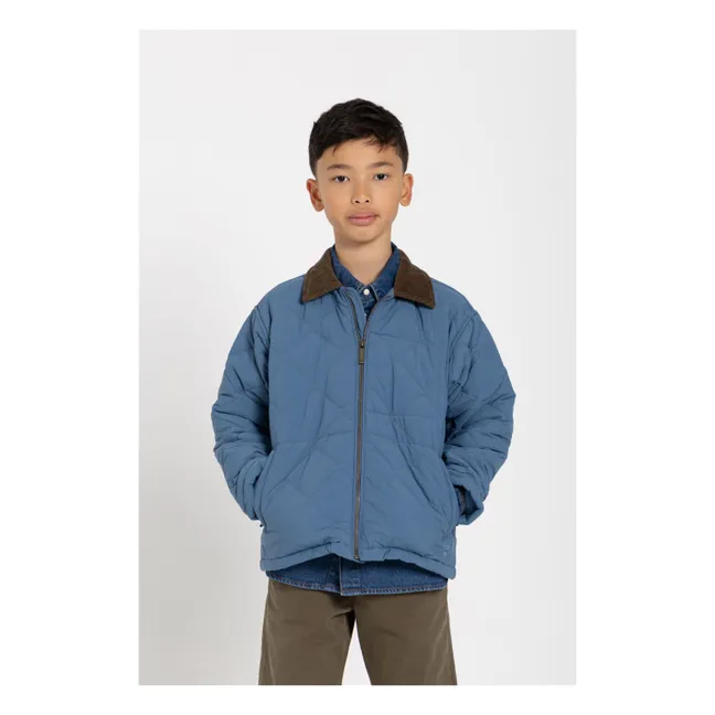 Oscar Quilted Jacket | Blue