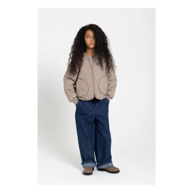 Bomberjacke gesteppt Wooly | Maulwurfsgrau