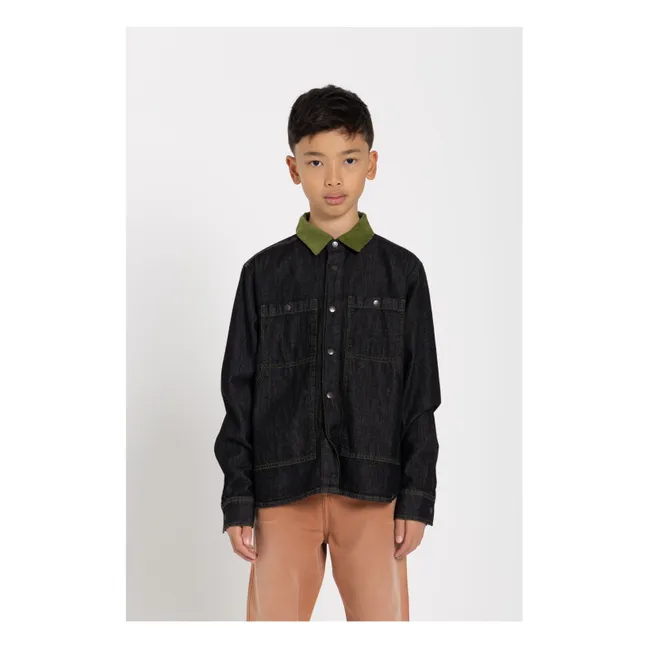 Chemise Denim Enara | Noir