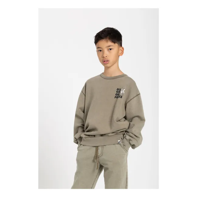 Jogger Run Coton Bio | Vert kaki