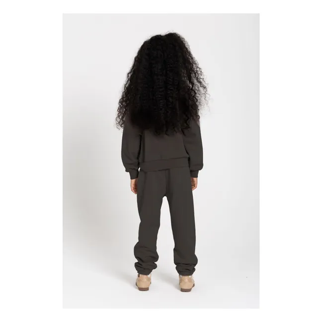 Joggers de algodón ecológico Kiwi | Gris Oscuro
