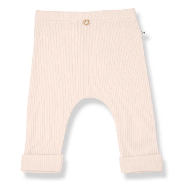 Marcel Ribbed Legging  | Beige pink