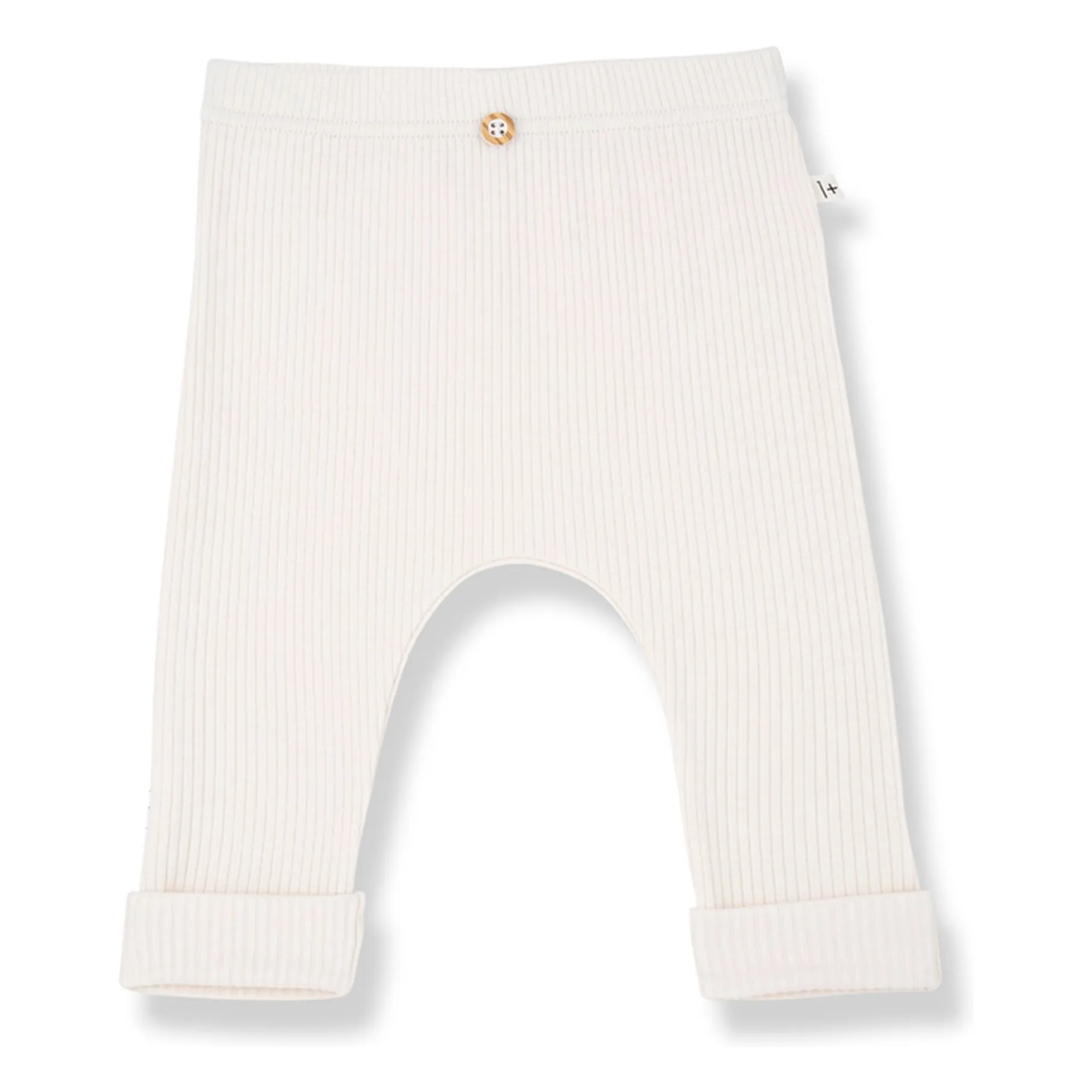 1+ In The Family Ecru Marcel Ribbed Legging