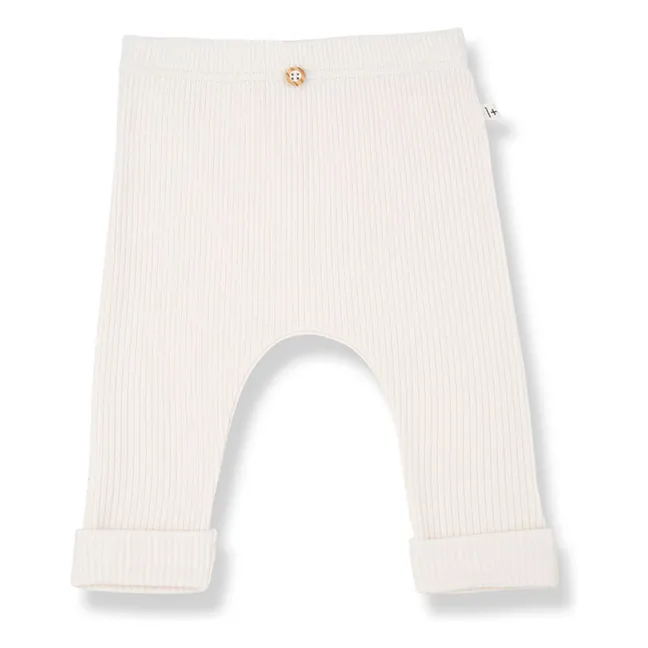 Marcel Ribbed Legging  | Ecru