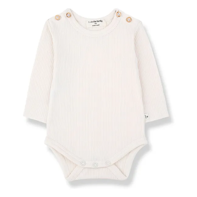 Aram Ribbed Bodysuit | Ecru