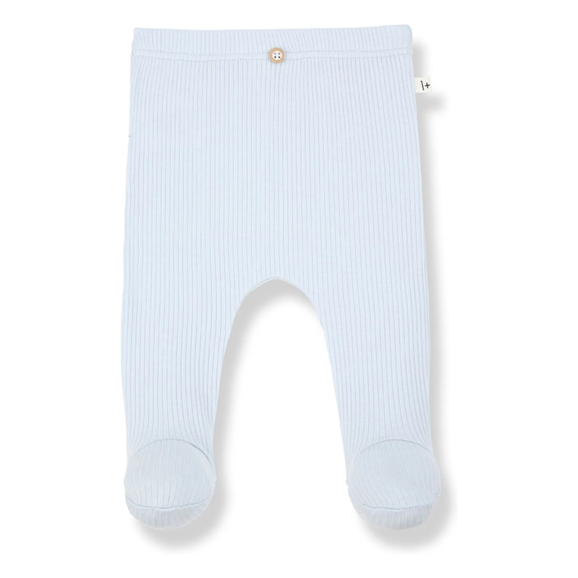 1+ In The Family Pale Blue Mia Ribbed Tights