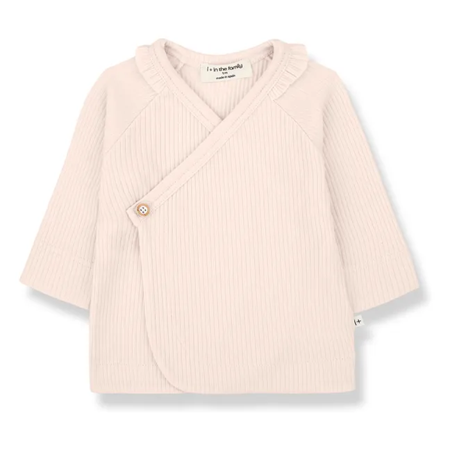 T-shirt Côtelé Caterina  | Beige rosé