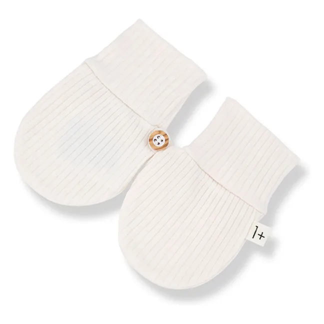 Gants Côtelés Nura | Ecru