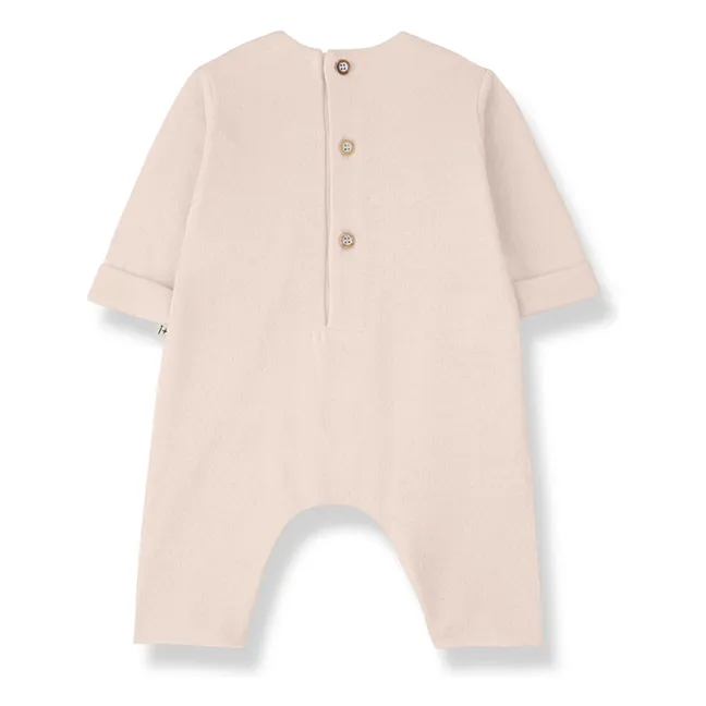 Pointelle Margot jumpsuit  | Beige pink