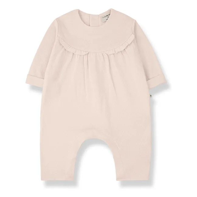 Pointelle Margot jumpsuit  | Beige pink