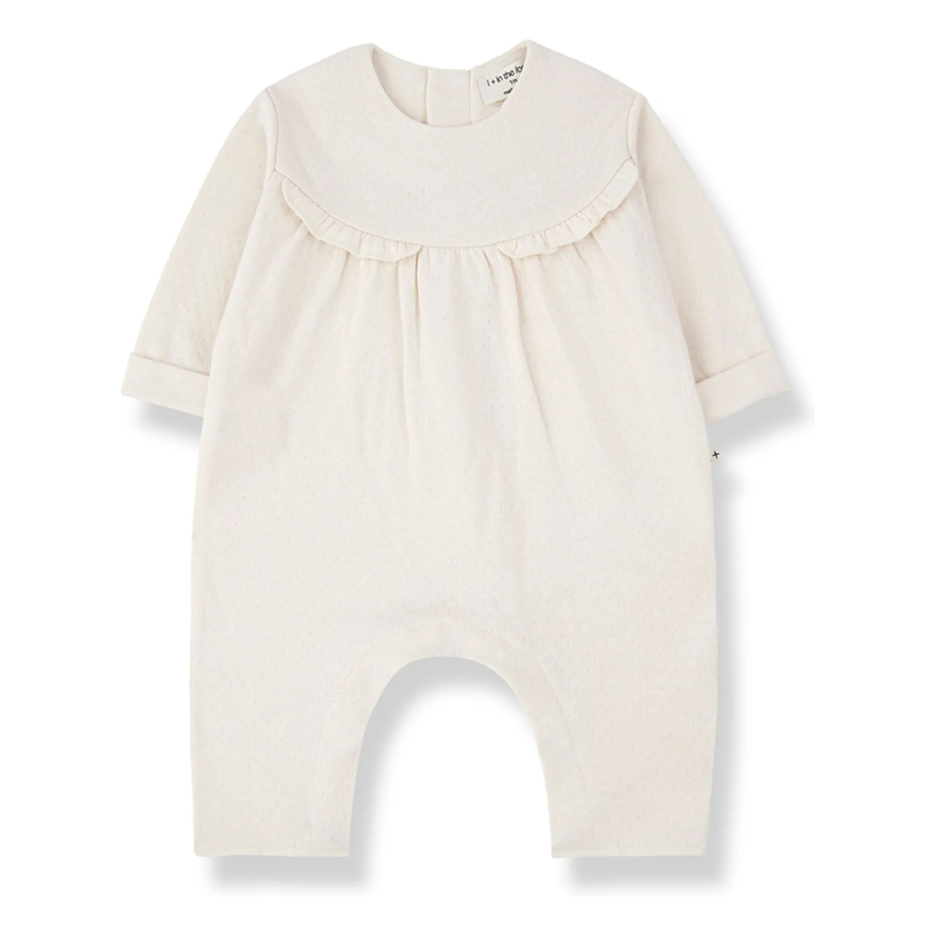 1+ In The Family Ecru Pointelle Margot Jumpsuit