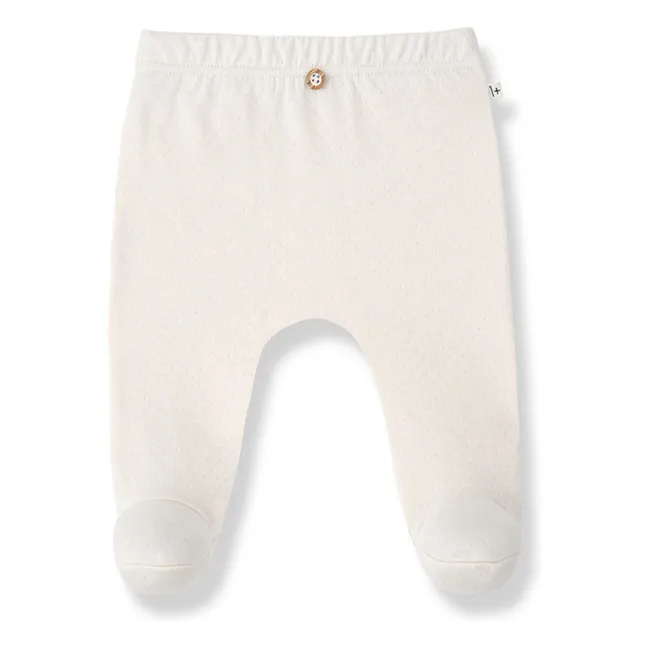 Collants Pointelle Naina  | Ecru