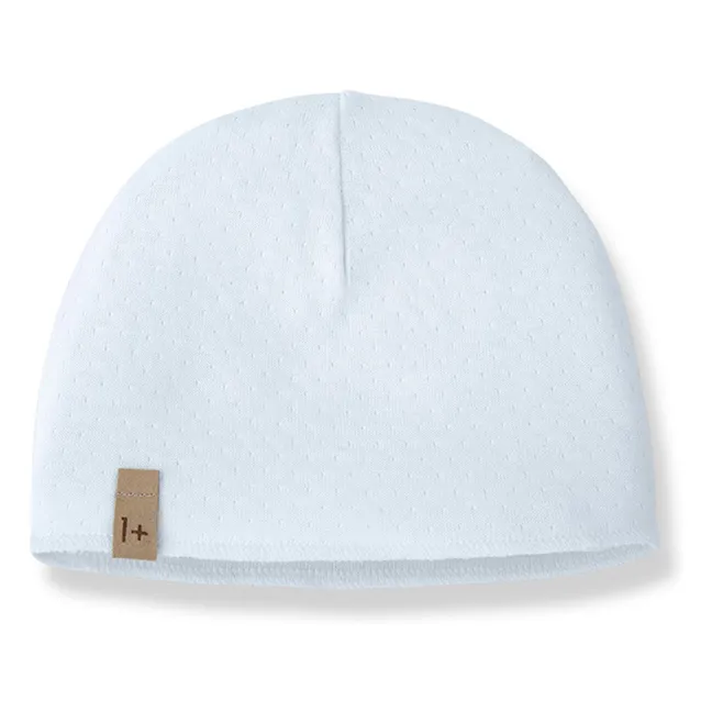 Bonnet Pointelle Elise | Pale blue