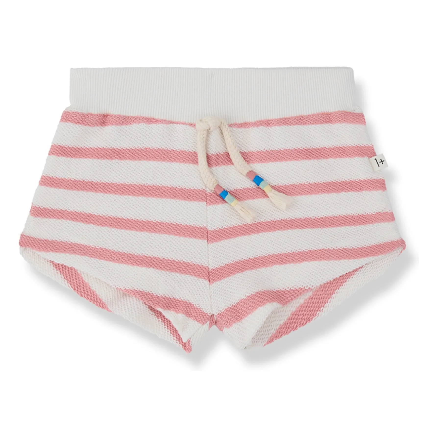 1+ In The Family Blush Portinatx Striped Shorts