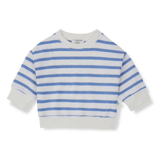 Striped Marroig sweatshirt | Light blue