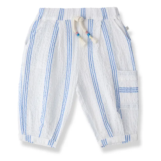 Pantalon Capras Rayé | Bleu ciel