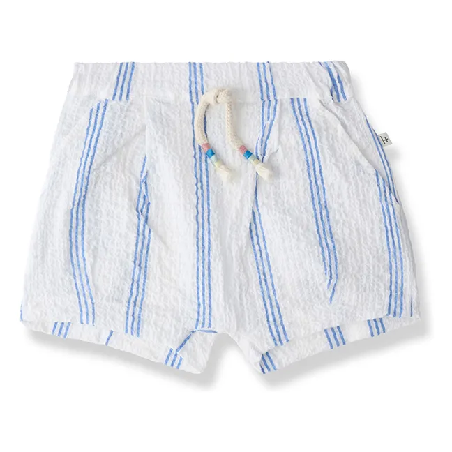 Bermudas de rayas Conca | Azul Cielo