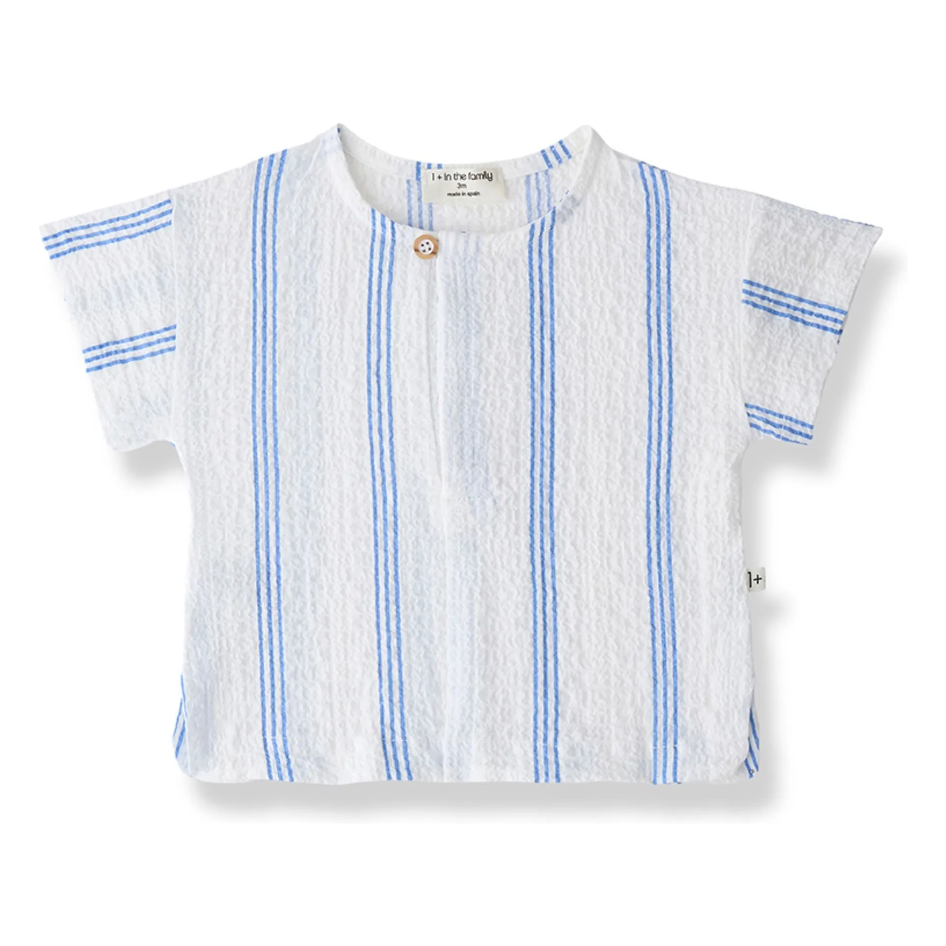 1+ In The Family Light Blue Striped Portlligat T-Shirt