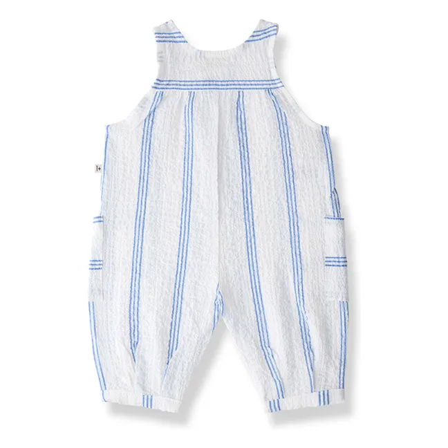 Montjoi striped jumpsuit | Light blue