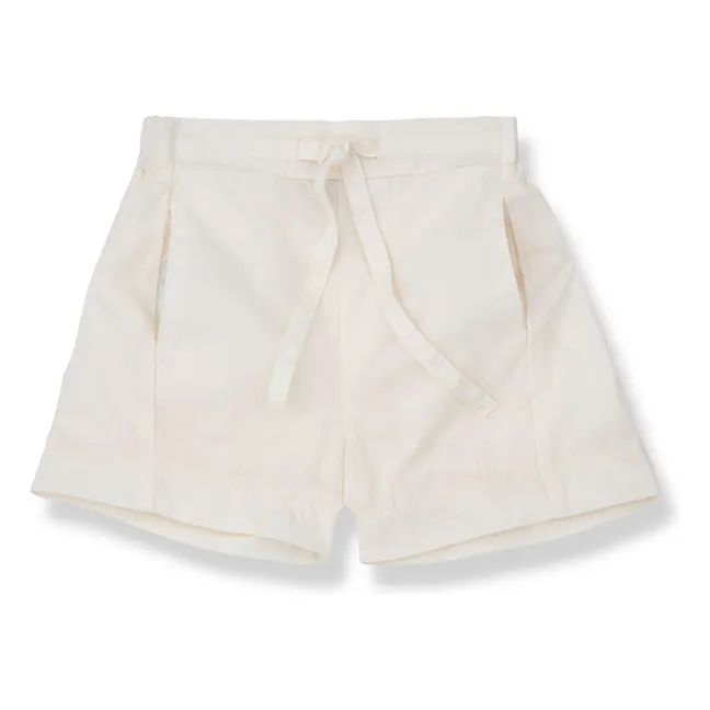Pantalones cortos de popelina Tramuntana | Blanco