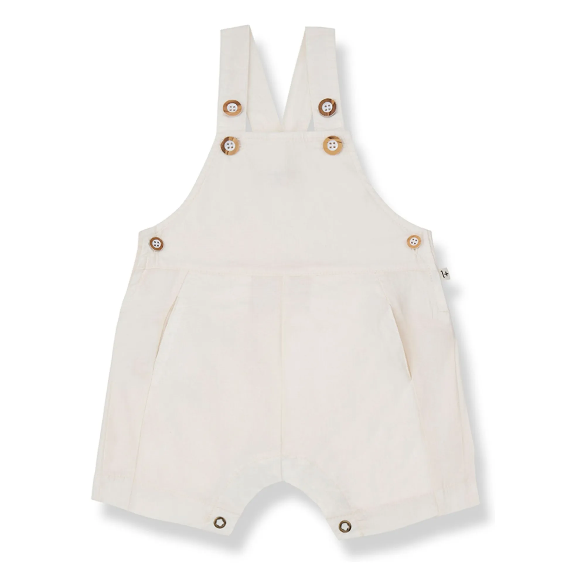 1+ In The Family White Combishort Galfi Popeline