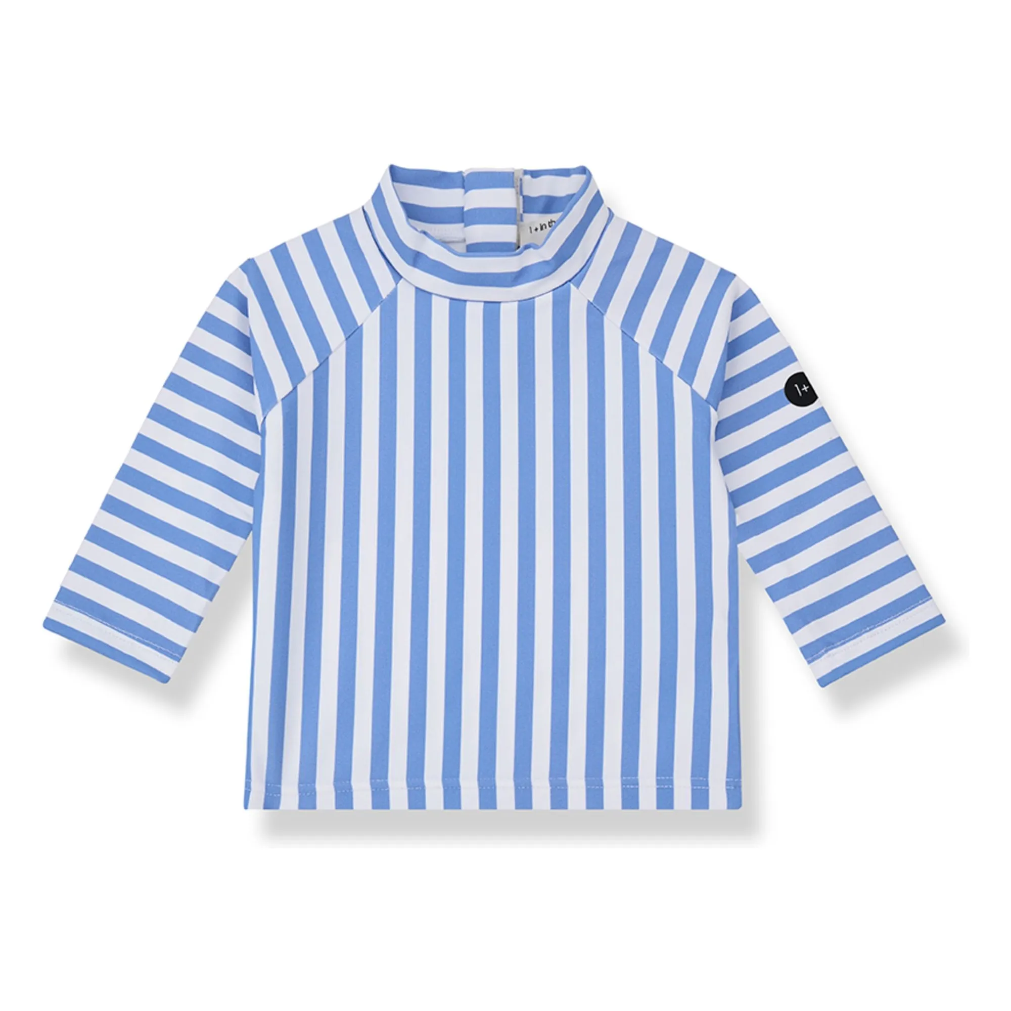 1+ In The Family Light Blue Telmo Striped Uv Protection T-Shirt