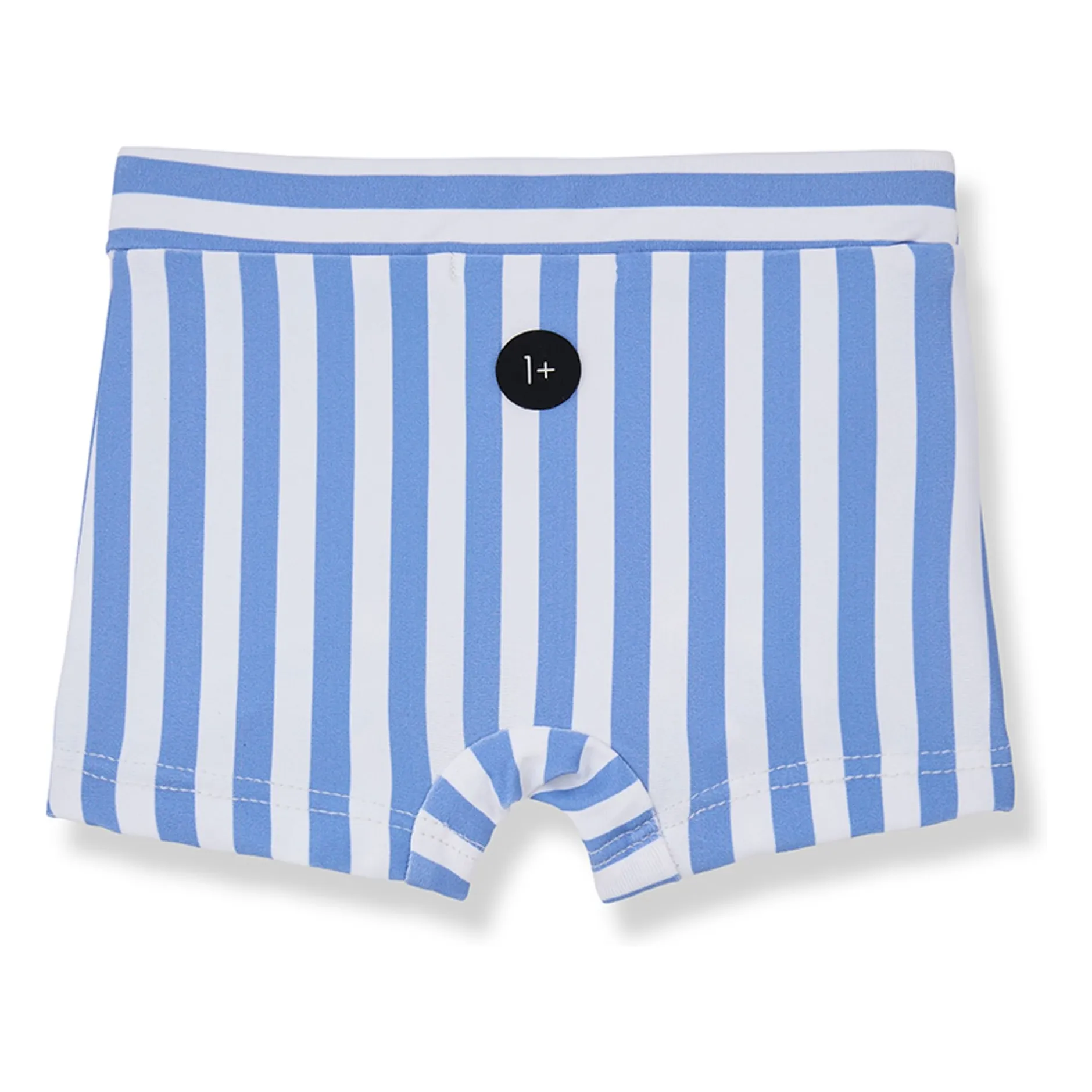 1+ In The Family Light Blue Morell Striped Bath Trunks