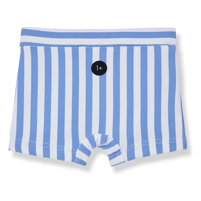 Morell Striped Bath Trunks | Light blue