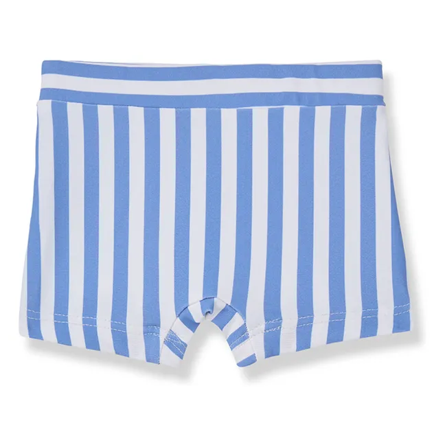 Morell Striped Bath Trunks | Light blue