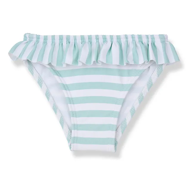Culotte de Bain Pregonda Rayée | Vert amande