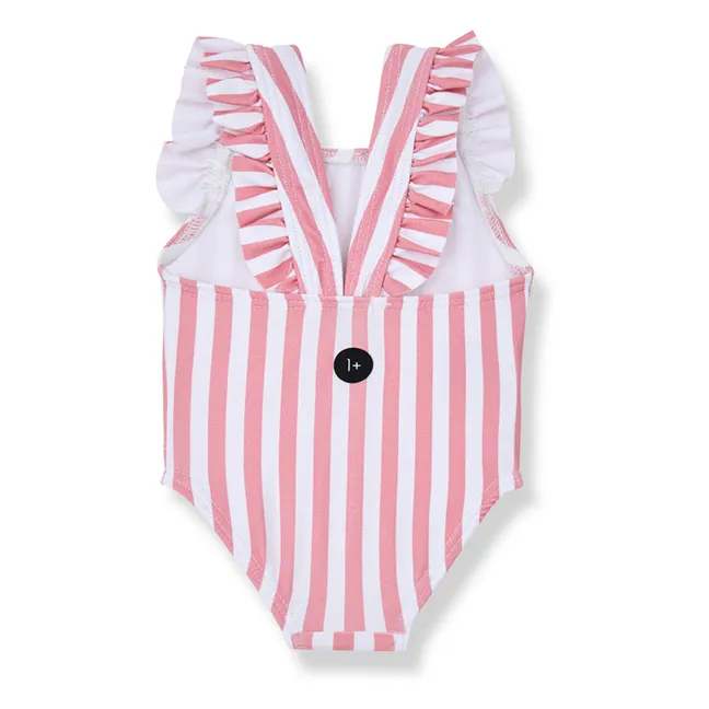 Ponsa Striped Swimsuit | Blush