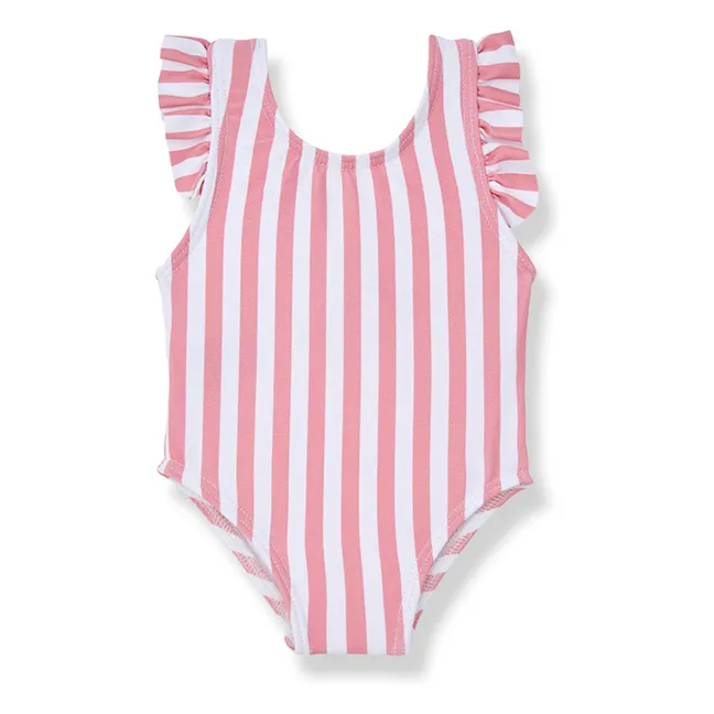 Badeanzug Ponsa Gestreift | Blush