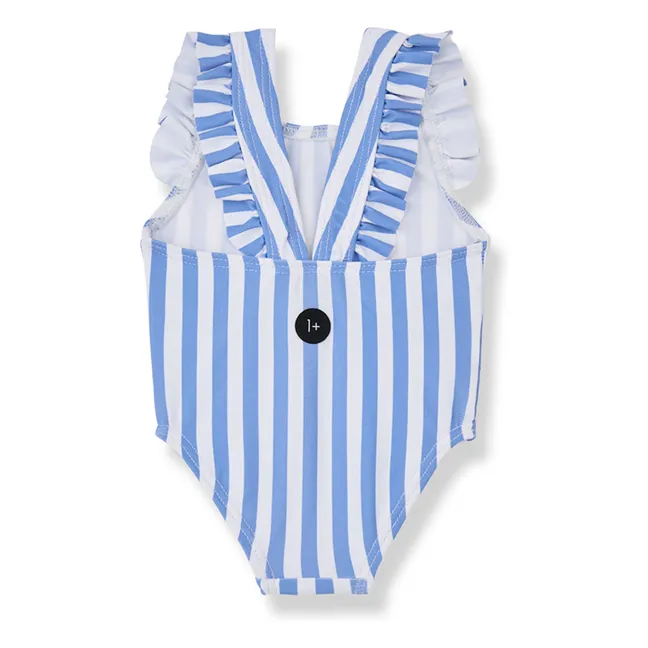 Maillot de Bain Ponsa Rayé | Bleu ciel