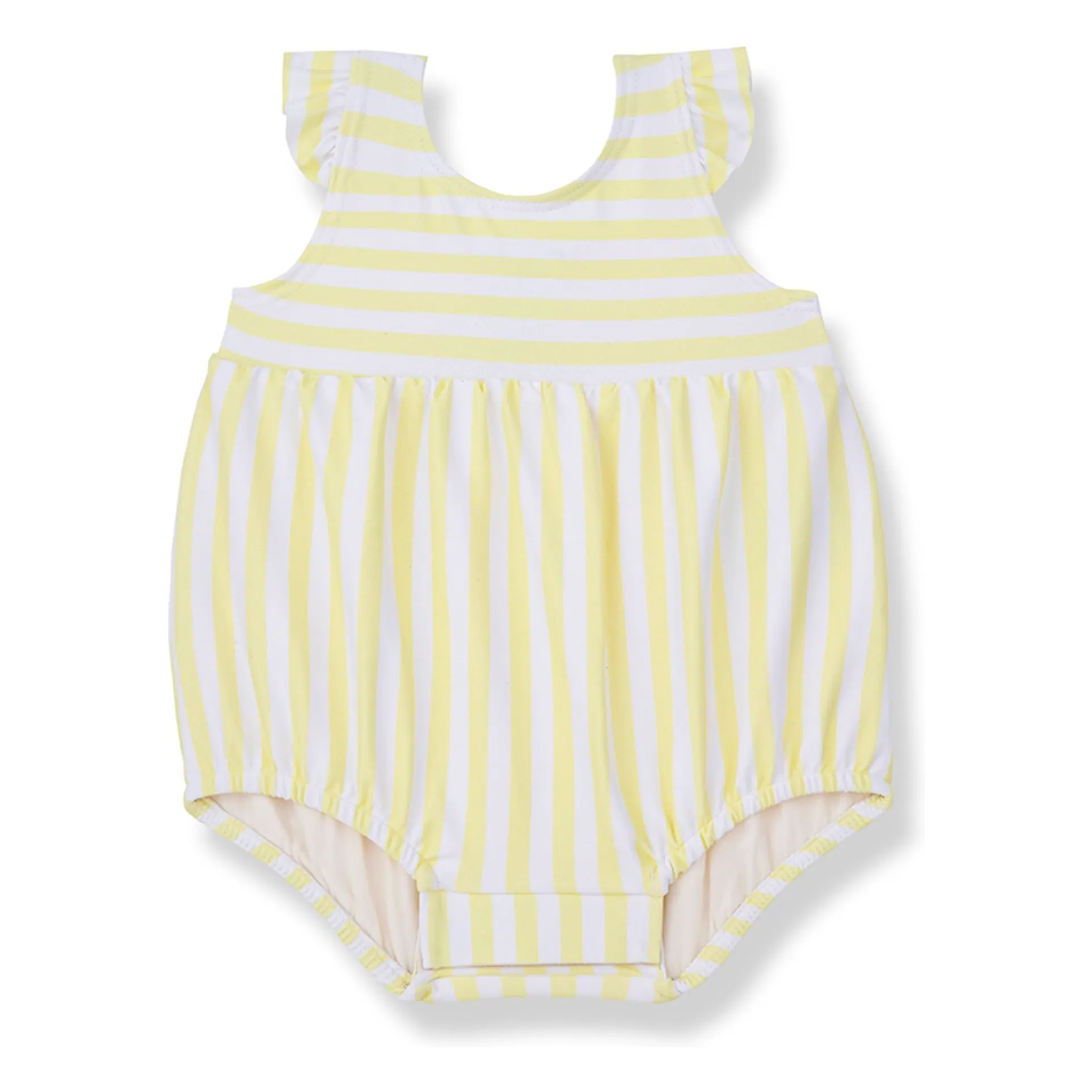 1+ In The Family Yellow Lloseta Striped Swimsuit