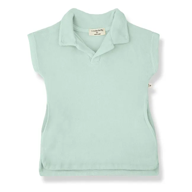 Valldemosa Terry Dress | Almond green