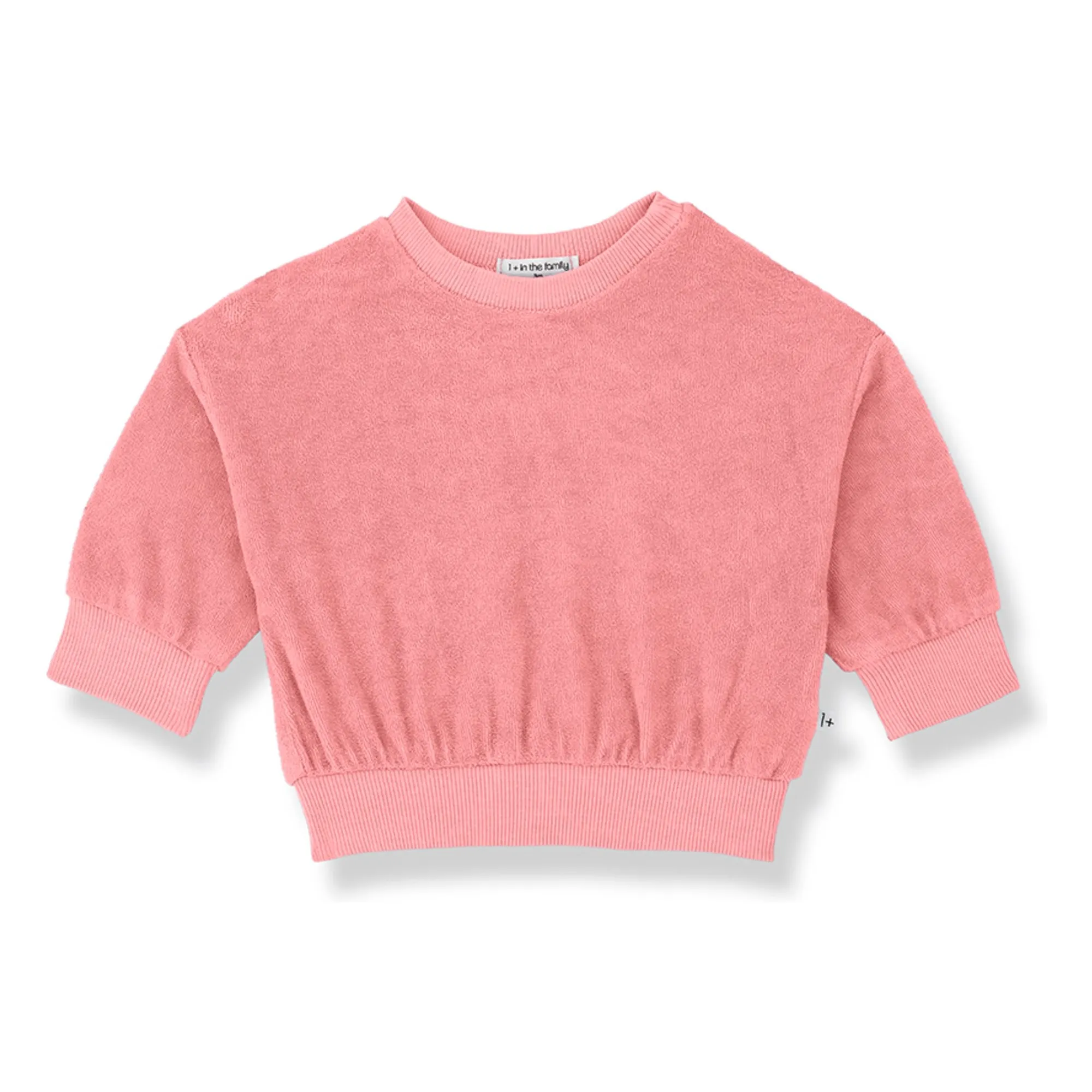 1+ In The Family Blush Mercadal Terrycloth Sweatshirt