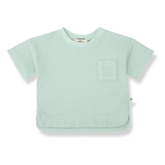 T-Shirt Manacor Frottee | Mandelgrün