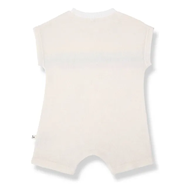 Combishort Campos Rayée | Blanc