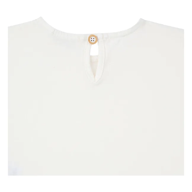 Camiseta de volantes Campanet | Blanco