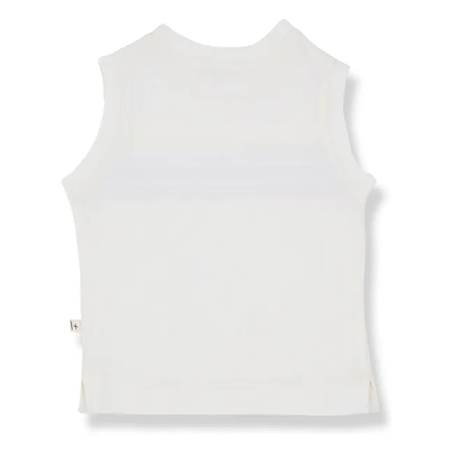 Camiseta de tirantes a rayas Binibeca | Blanco