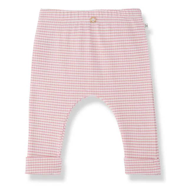 Striped Gava Ribbed Legging | Blush