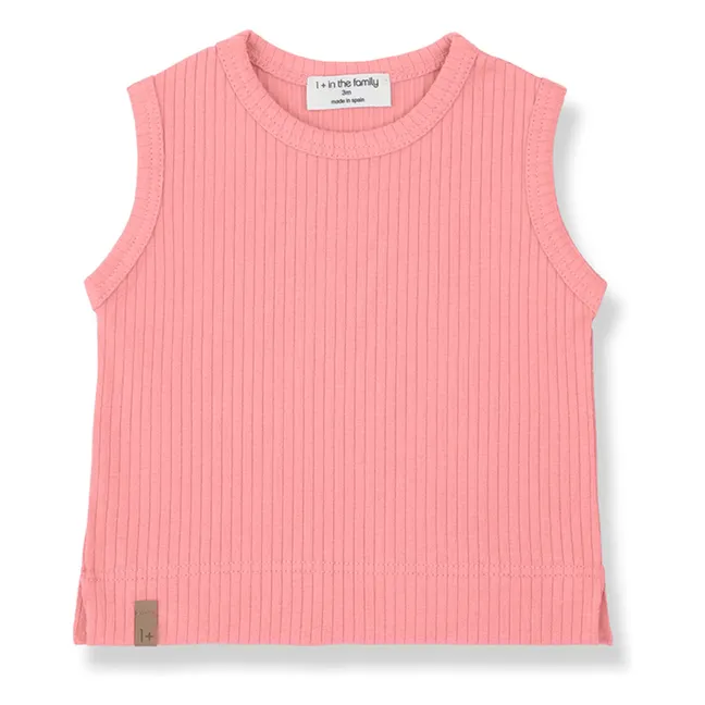 Camiseta de tirantes Mora Ribbed  | Blush