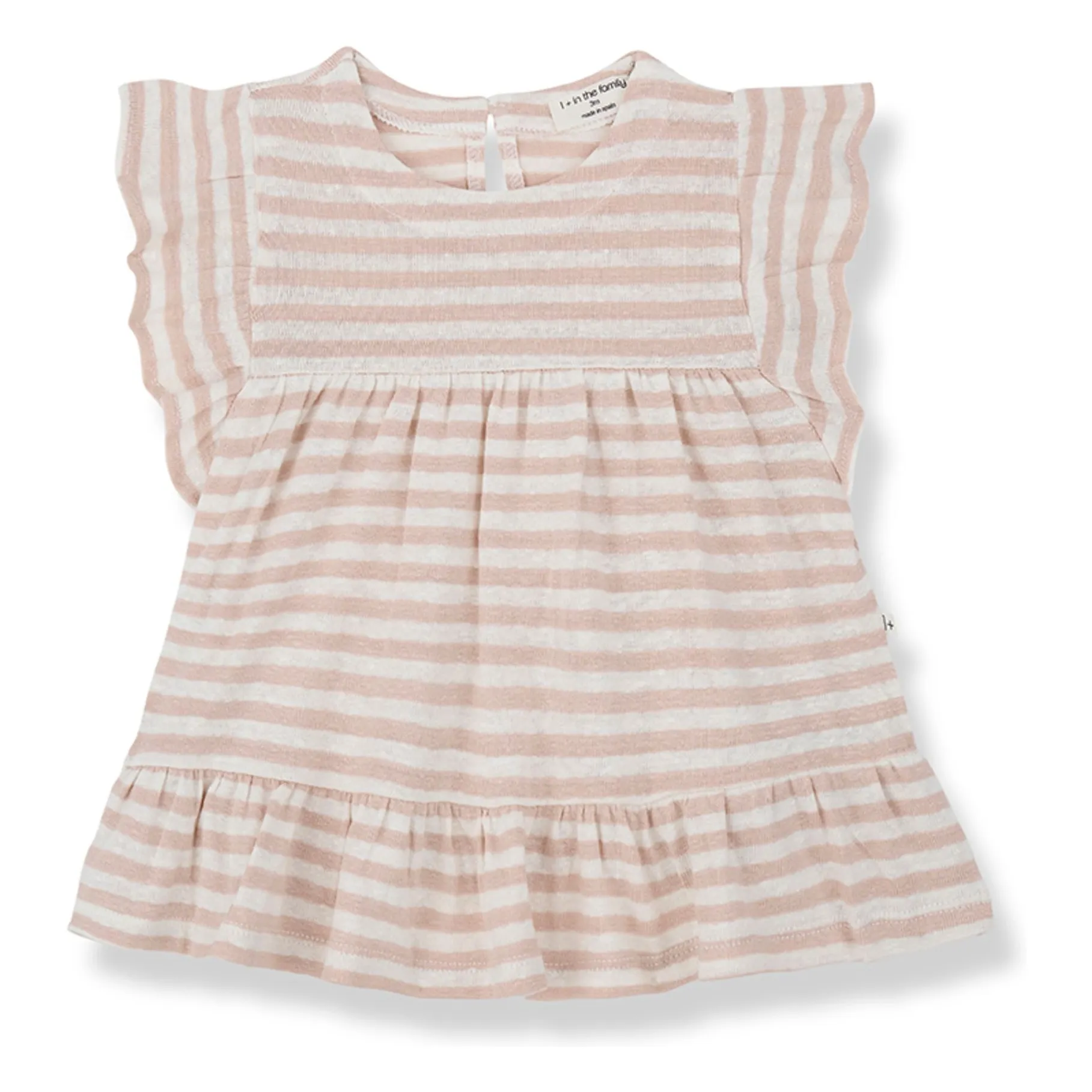 1+ In The Family Dusty Pink Canadell Linen Dress