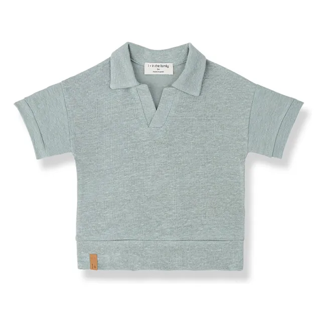 Polo Vajol Lino | Verde agua