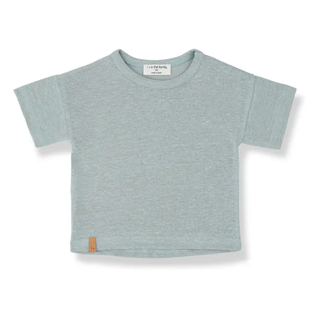 Camiseta de lino Ermadas | Verde agua